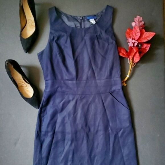 J.crew Formal Dark Blue Dress - Picture 1 of 9